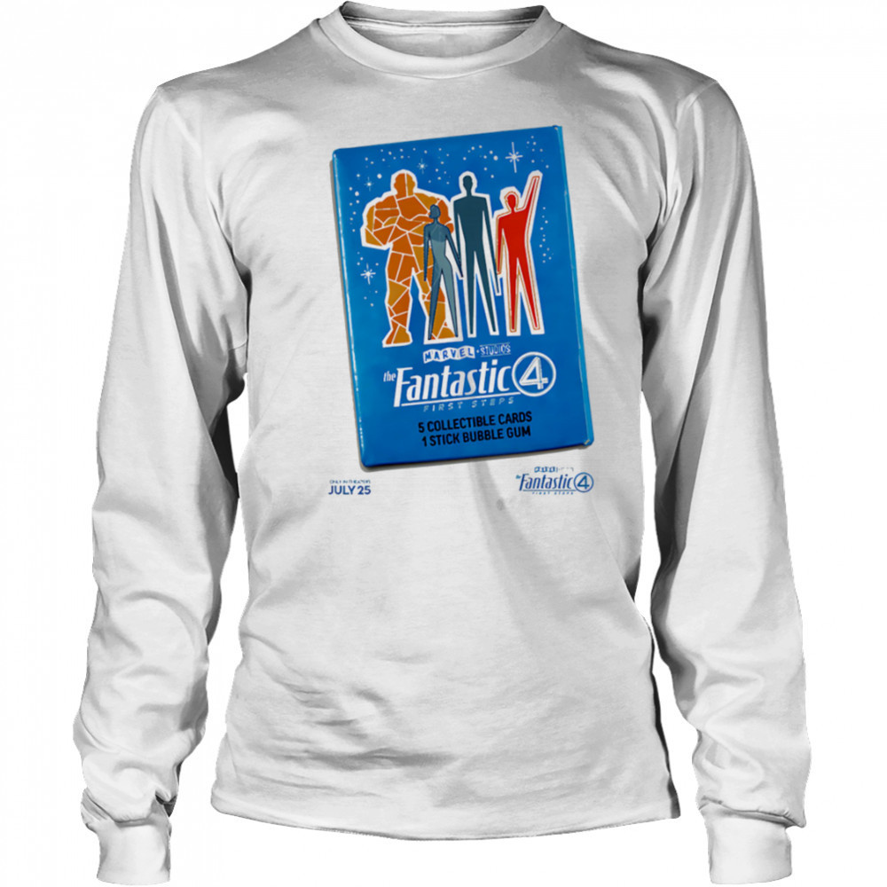 Fantastic Four First Steps Retro Card Pack Long Sleeved