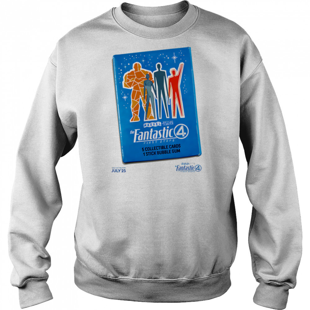 Fantastic Four First Steps Retro Card Pack Hoodie