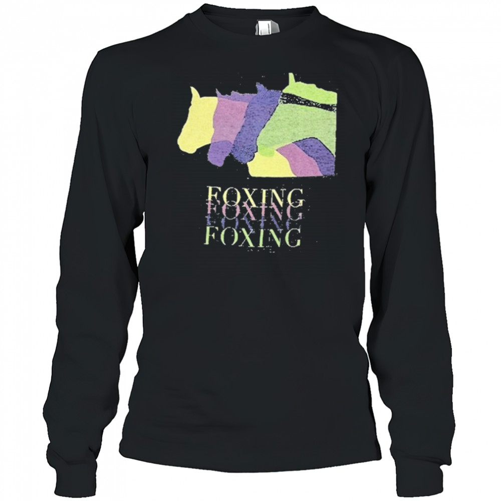 Foxing Horses T-shirt Long Sleeved
