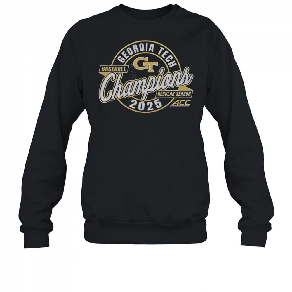 Georgia Tech 2025 ACC Regular Season Champions T-Shirt Sweatshirt