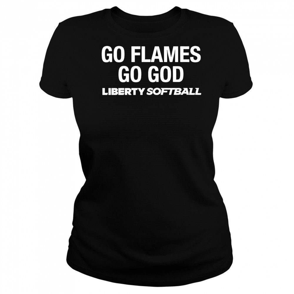 Go Flames Go God Liberty Softball shirt Women's T-shirt