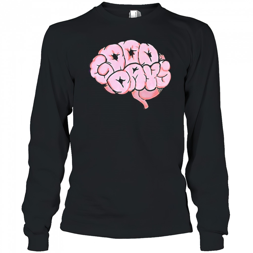 Good Days Brain Puff-Print shirt Long Sleeved