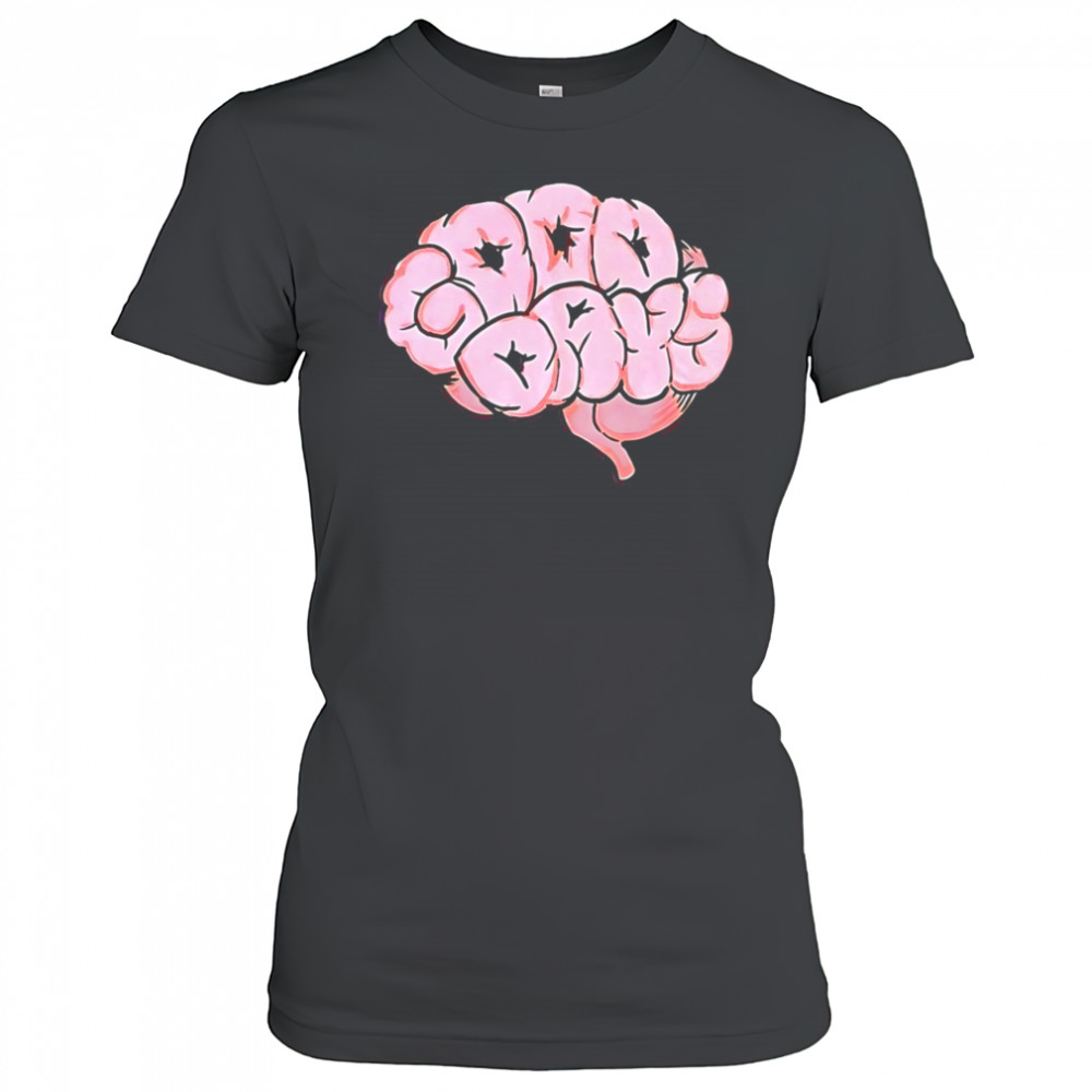 Good Days Brain Puff-Print shirt Women's T-shirt