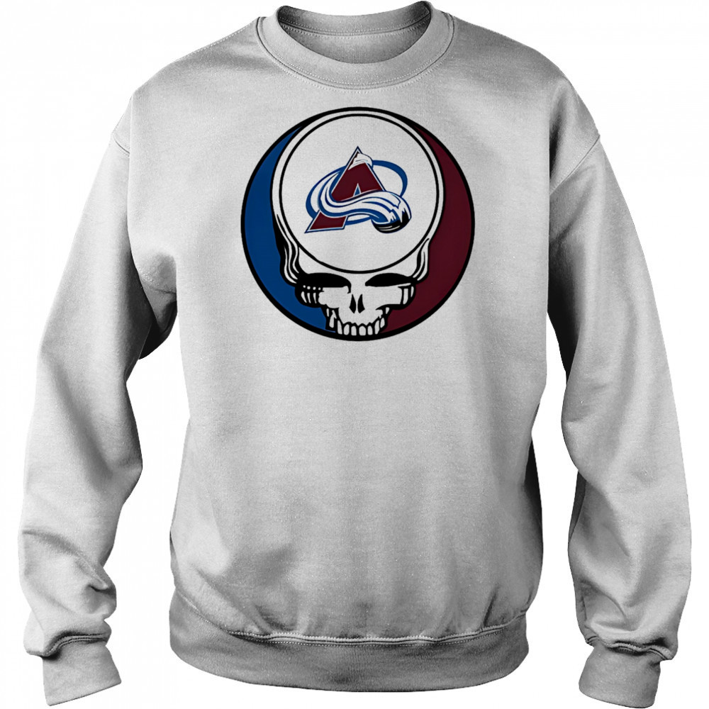 Grateful Dead with Colorado Avalanche NHL Hockey logo shirt Hoodie