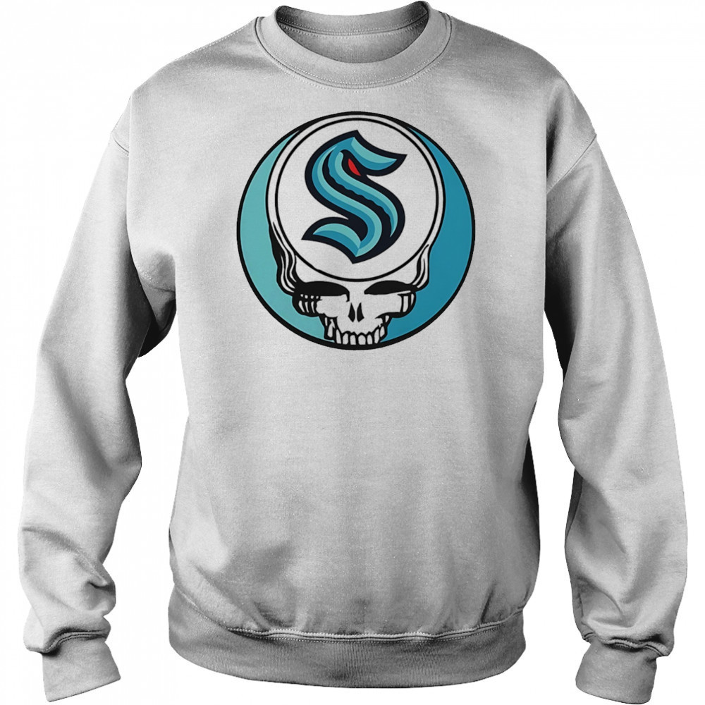 Grateful Dead with Seattle Kraken NHL Hockey logo shirt Hoodie