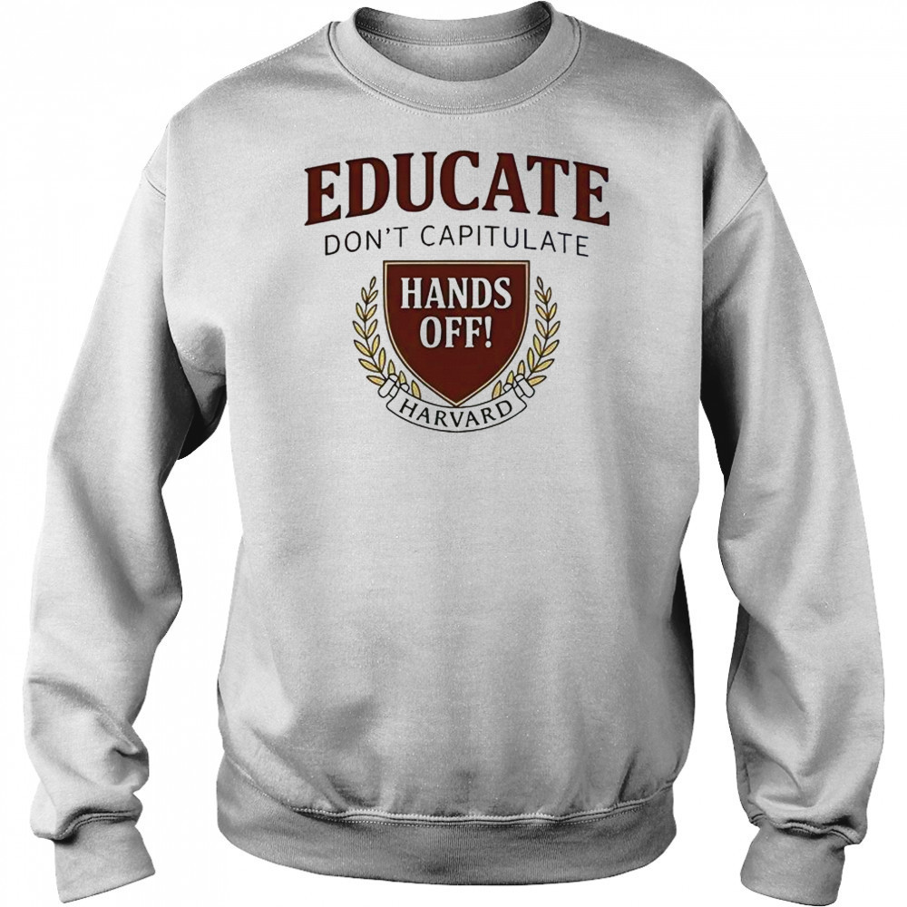 Hands Off Harvard Harvard Resistance T-Shirt Hoodie