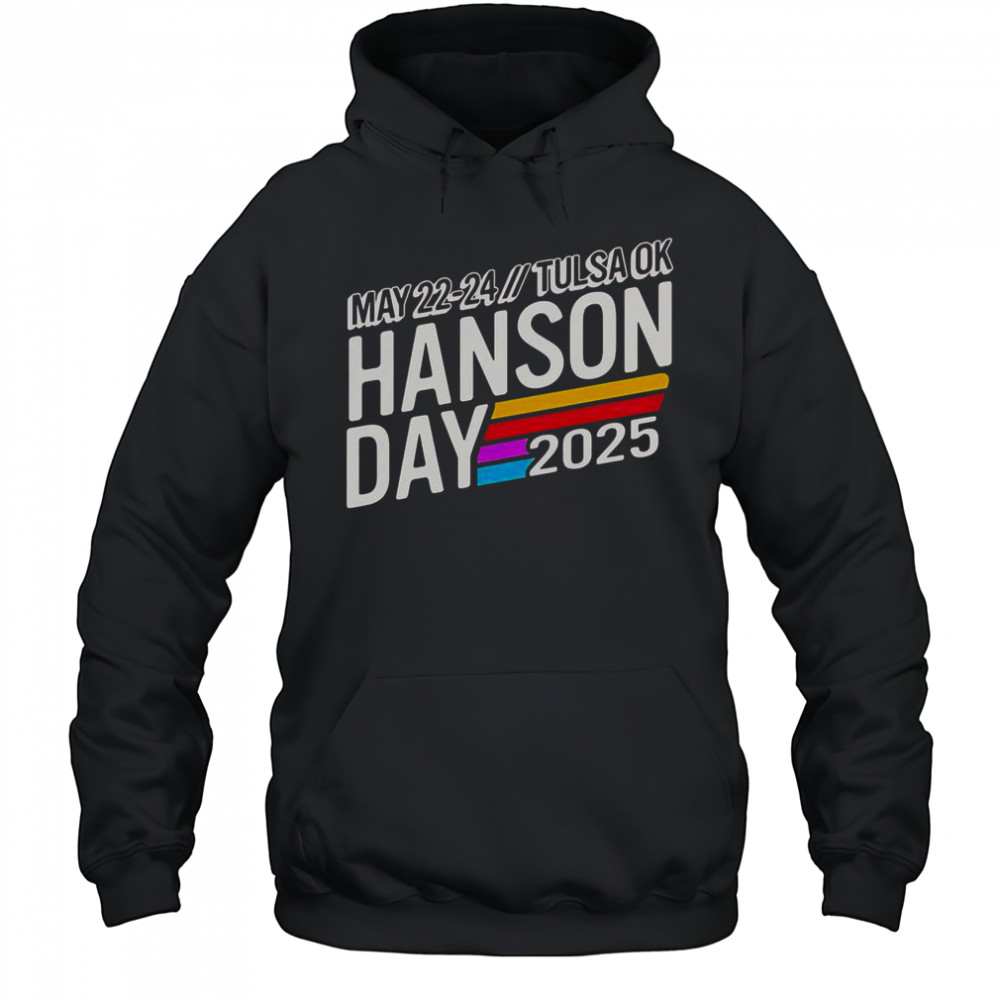 Hanson Day May 22 24 2025 Tulsa Ok T-Shirt Hoodie
