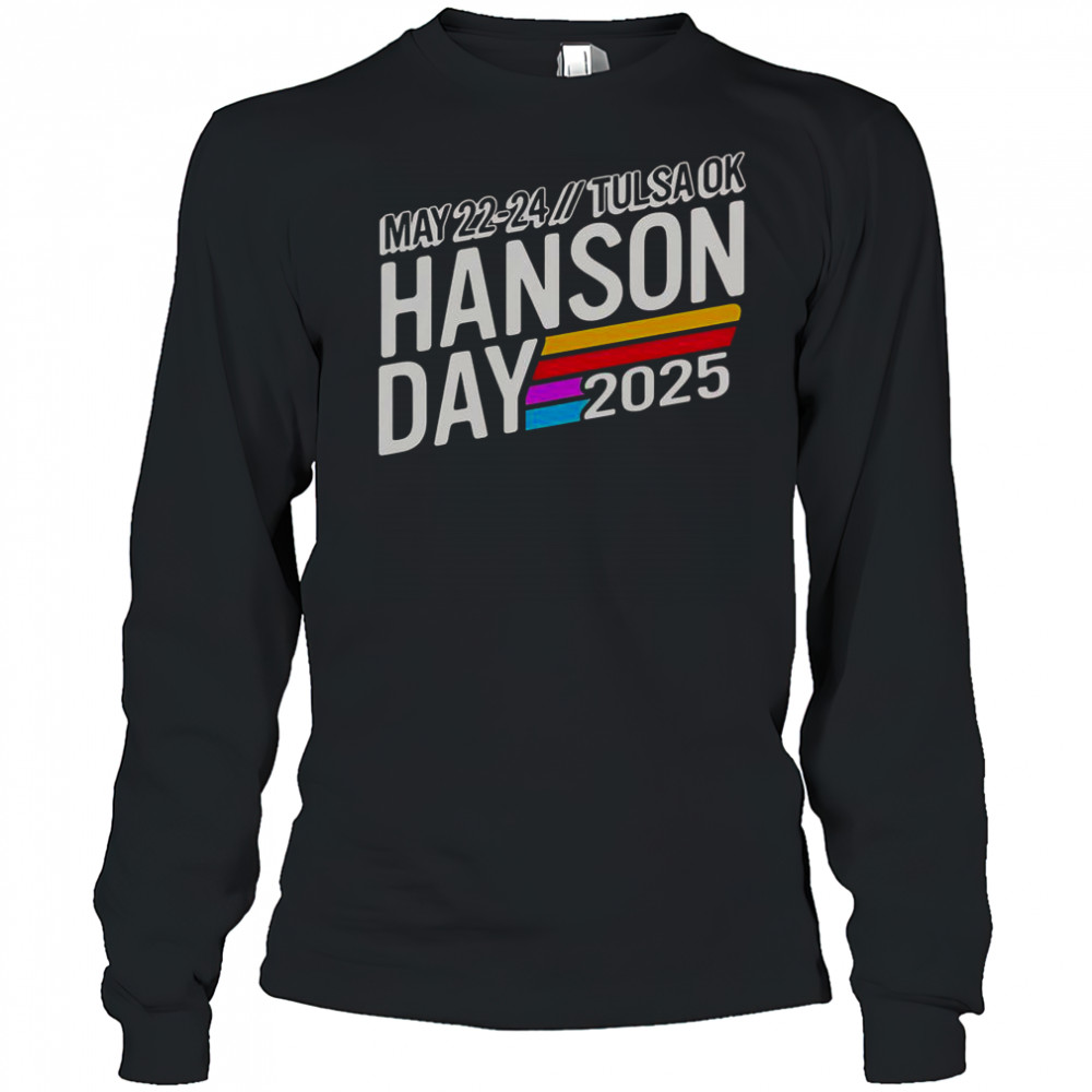 Hanson Day May 22 24 2025 Tulsa Ok T-Shirt Long Sleeved