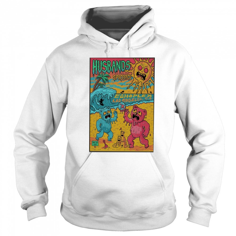 Husbands And Spaceface May 28 2025 The Echoplex in Los Angeles CA Shows Poster shirt Sweatshirt