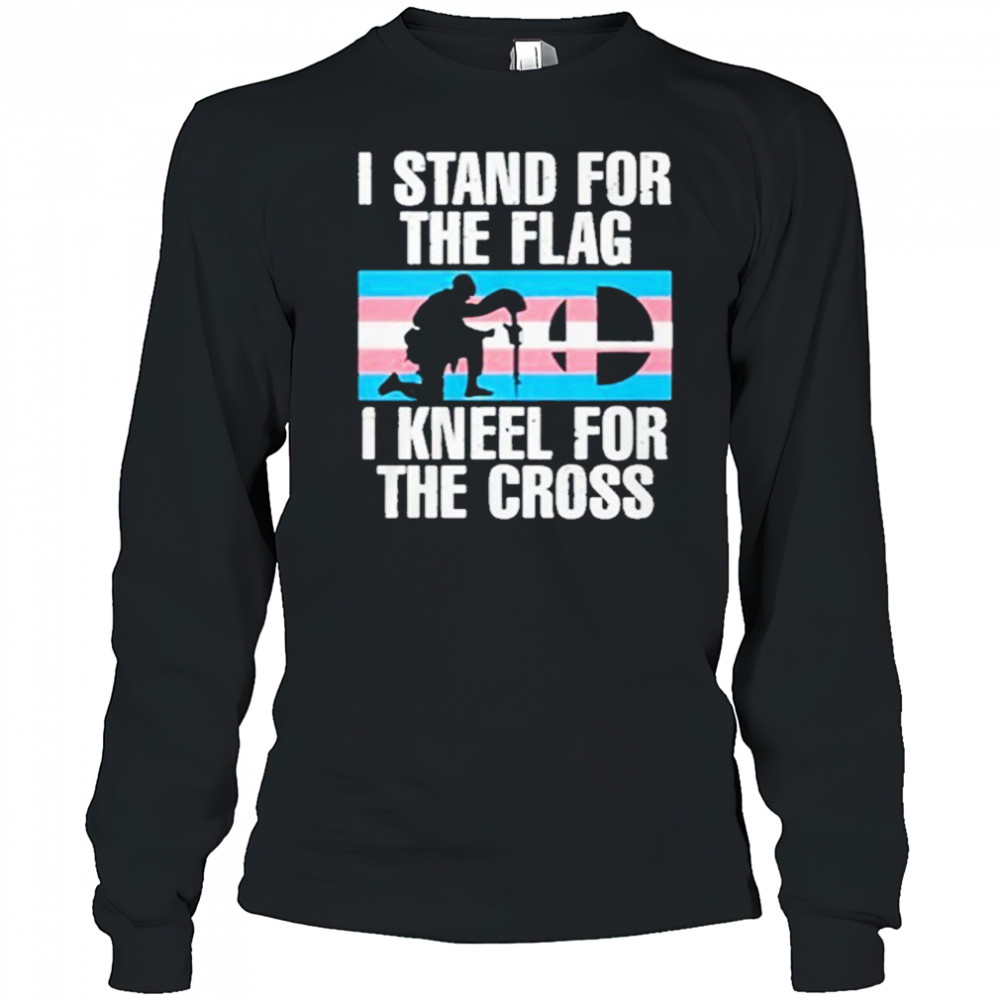 I Stand For The Flag I Kneel For The Cross Shirt Long Sleeved