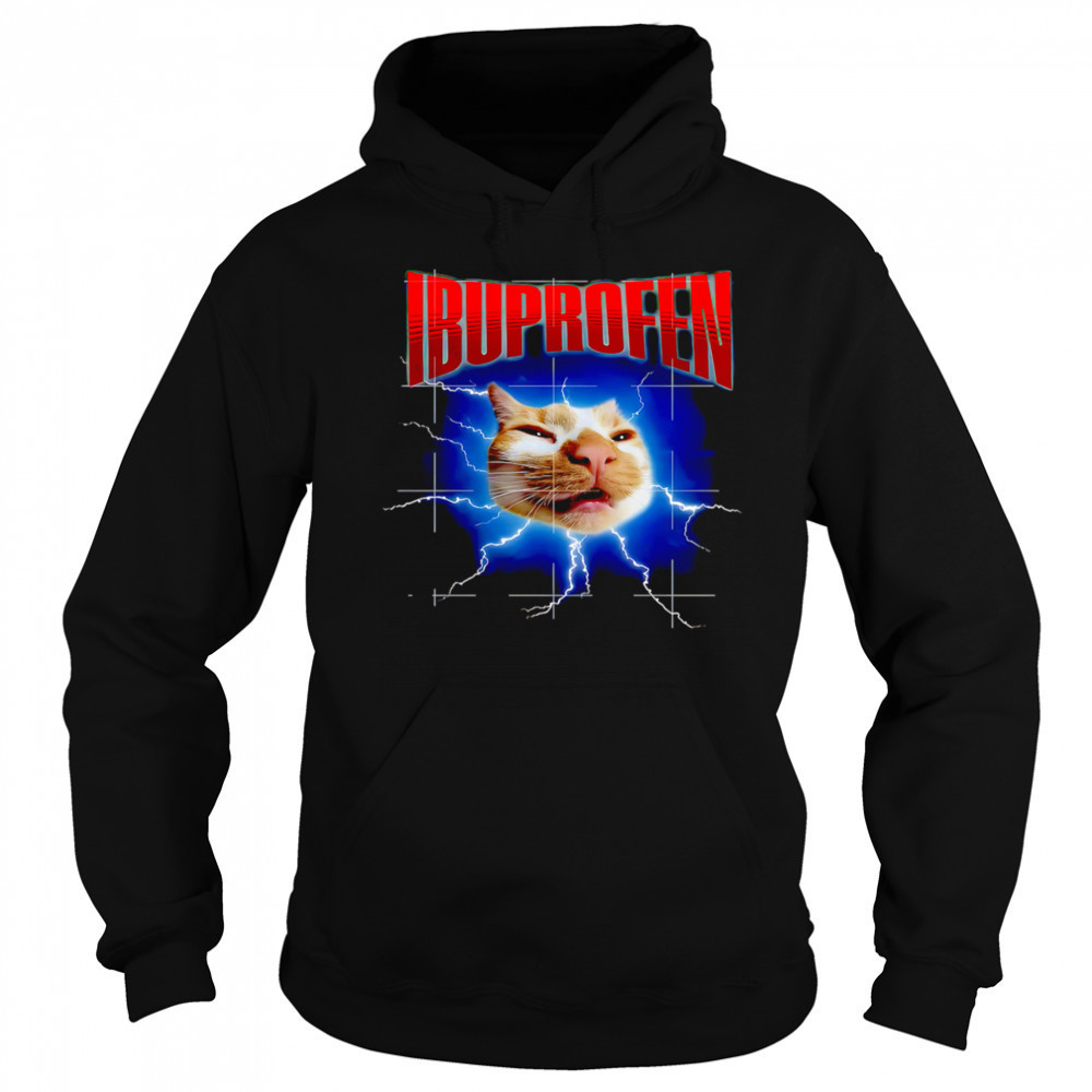 Ibuprofen Cat lightning shirt Sweatshirt