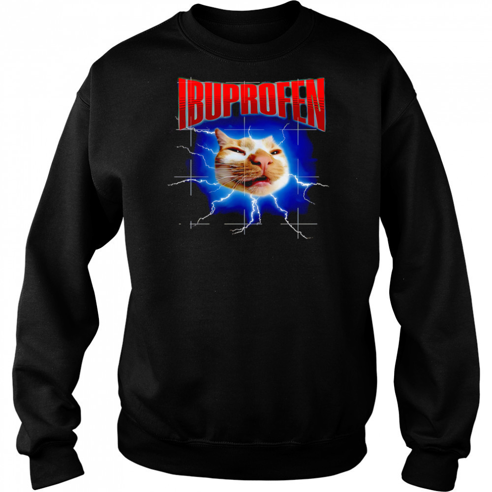 Ibuprofen Cat lightning shirt Hoodie