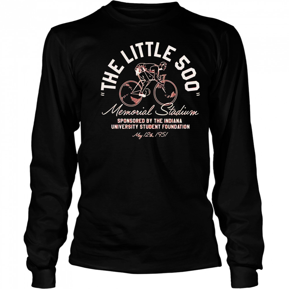 Indiana Hoosiers 1950s Inspired IU Student Foundation Little 500 shirt Long Sleeved