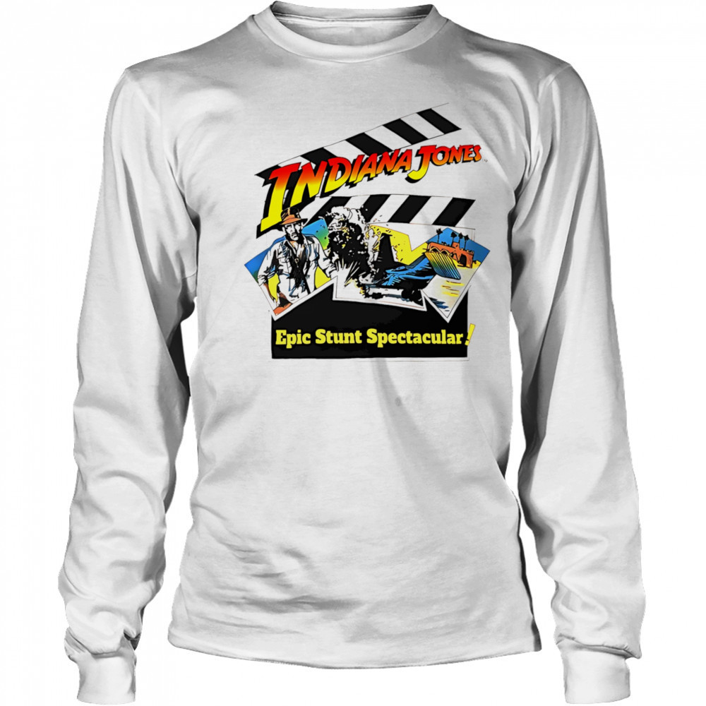 Indiana Jones Epic Stunt Spectacular vinatge shirt Long Sleeved