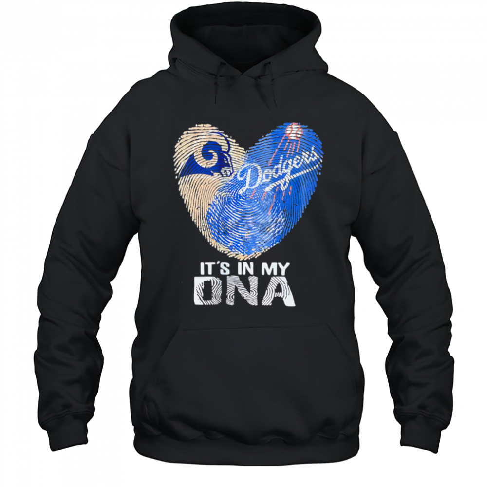 It’s In My DNA Dodgers heart shirt Hoodie