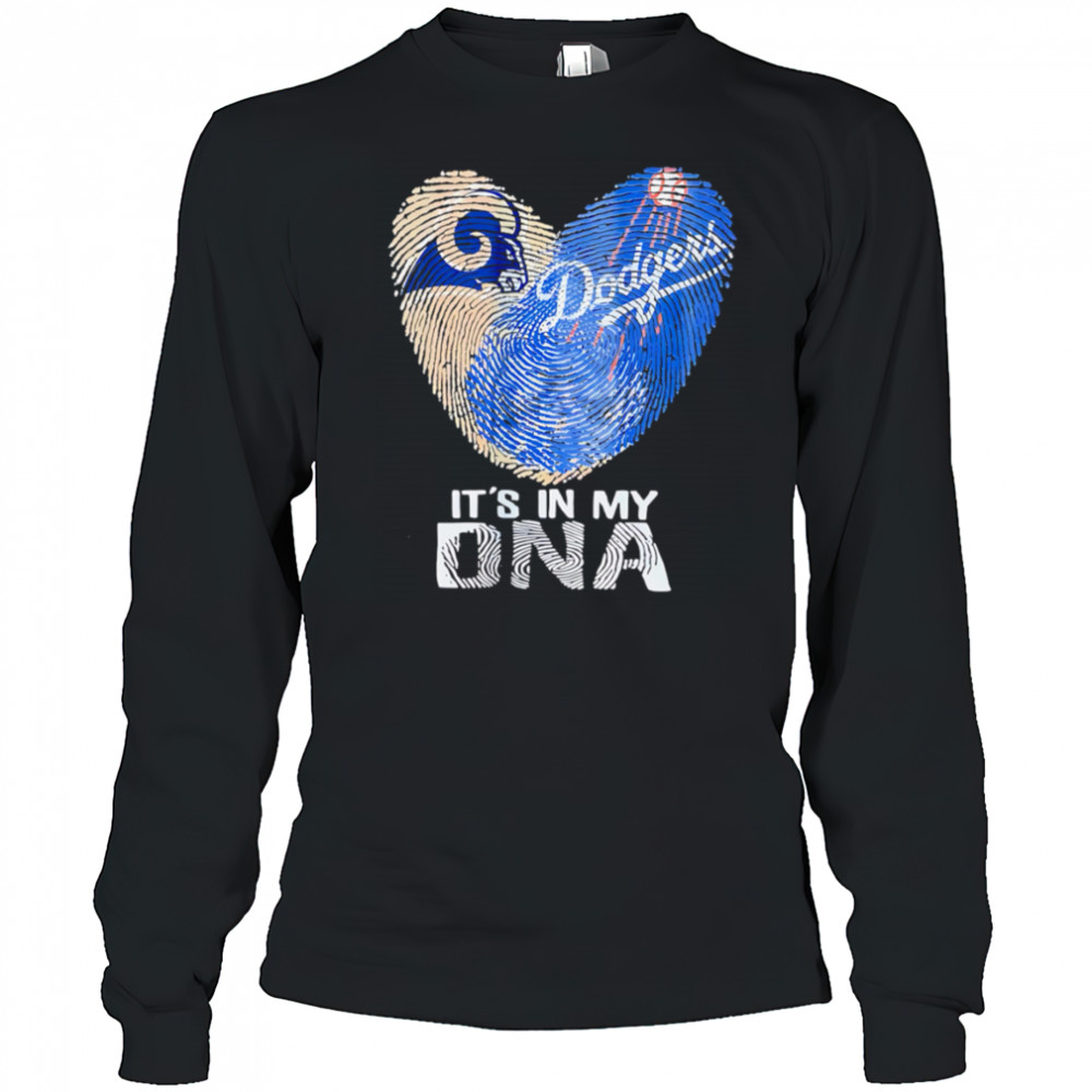 It’s In My DNA Dodgers heart shirt Long Sleeved