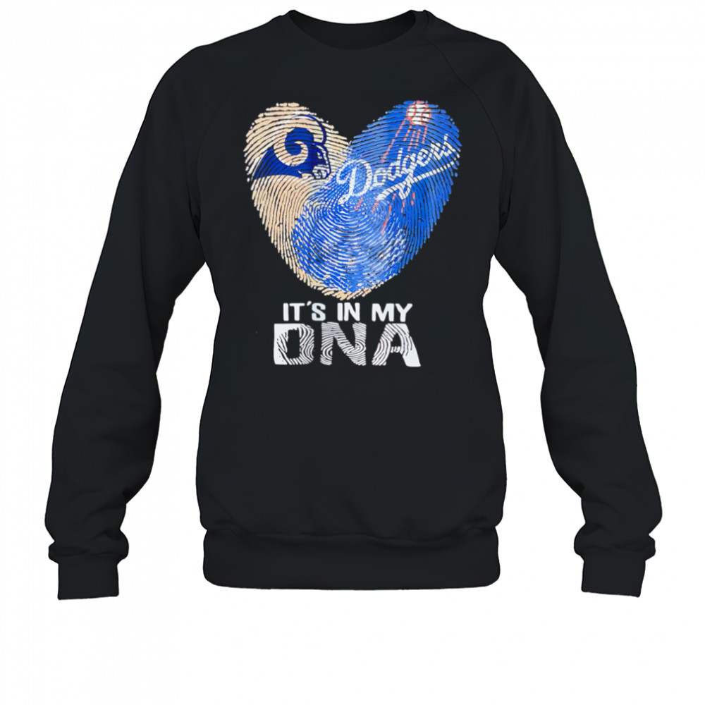 It’s In My DNA Dodgers heart shirt Sweatshirt