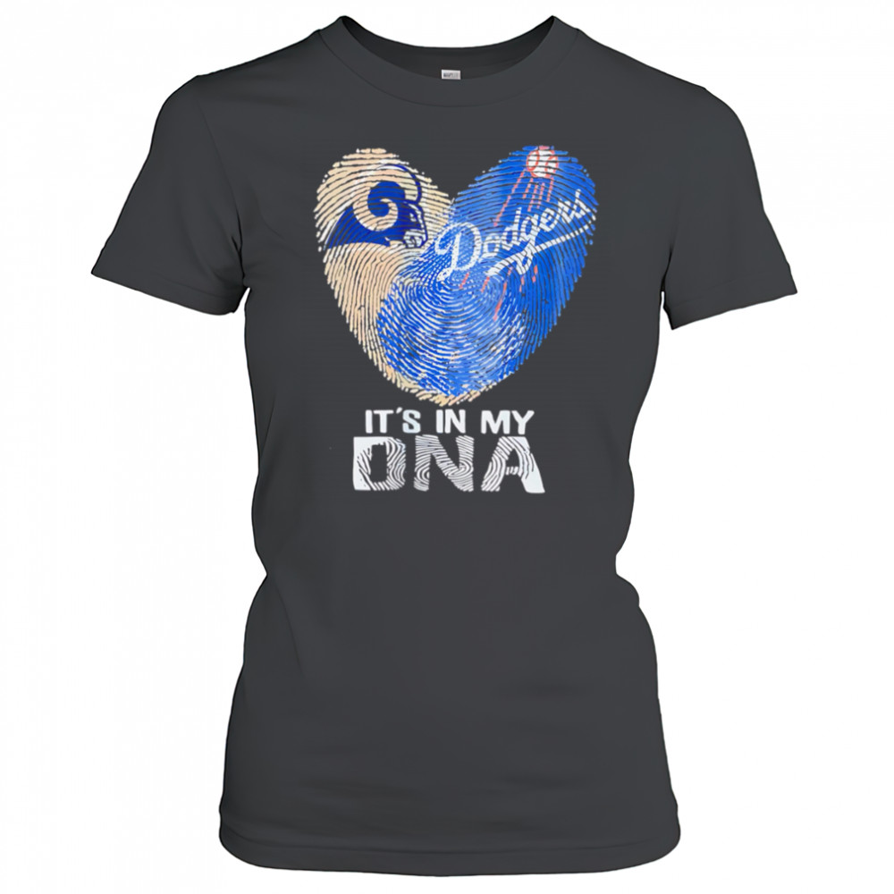 It’s In My DNA Dodgers heart shirt Women's T-shirt