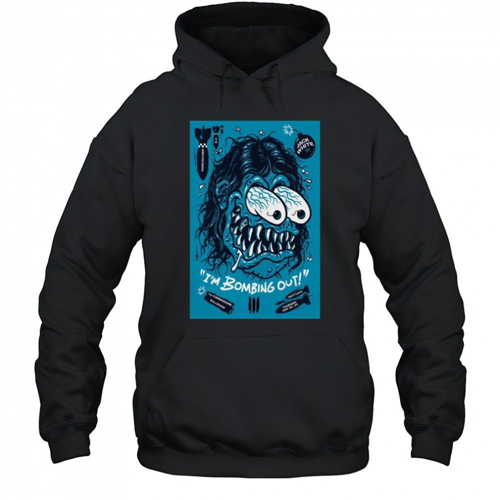 Jack White Commodore Ballroom Vancouver BC May 22 2025 Tour I’m Bombing Out t-shirt Hoodie