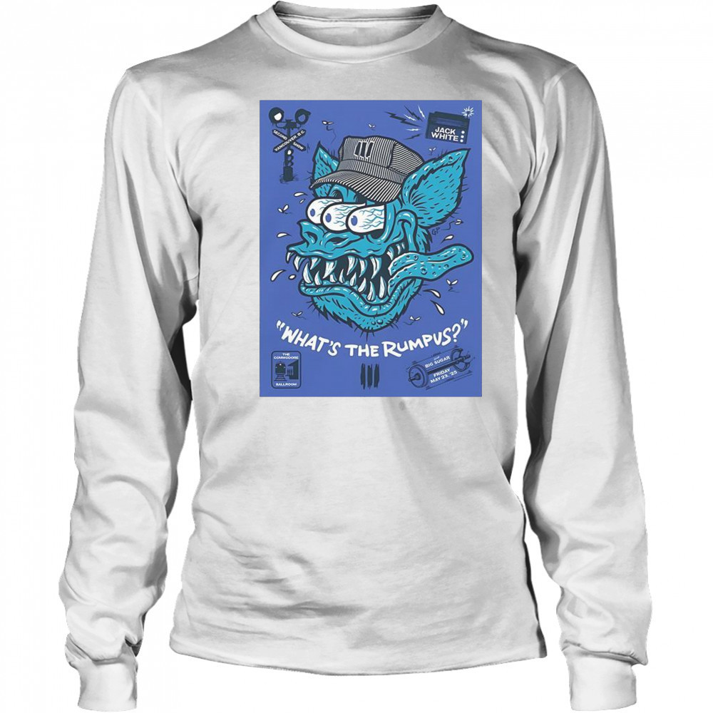 Jack White May 23 2025 Vancouver BC Poster T-Shirt Long Sleeved