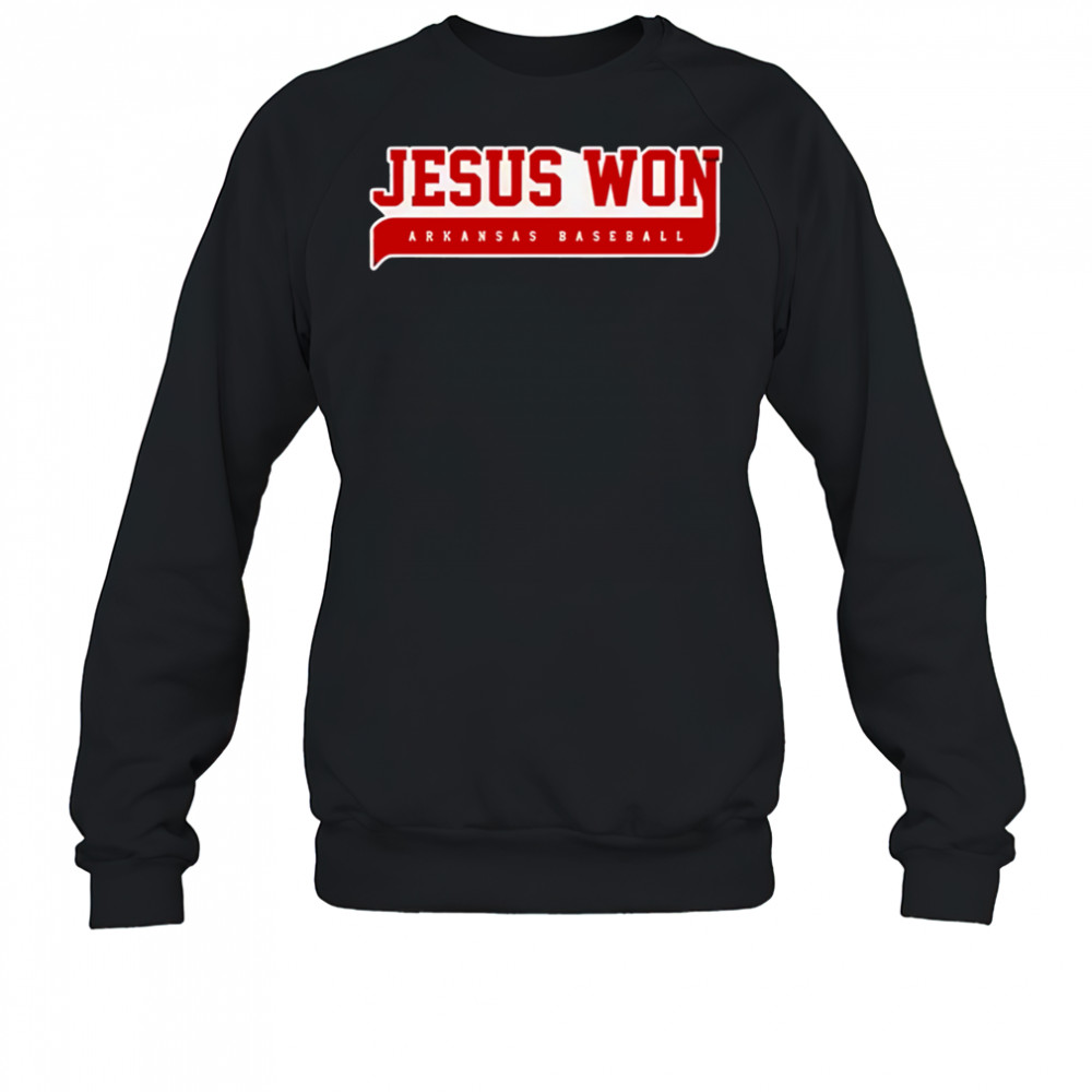 Jesus Won Arkansas Razorbacks 2025 Special shirt Sweatshirt