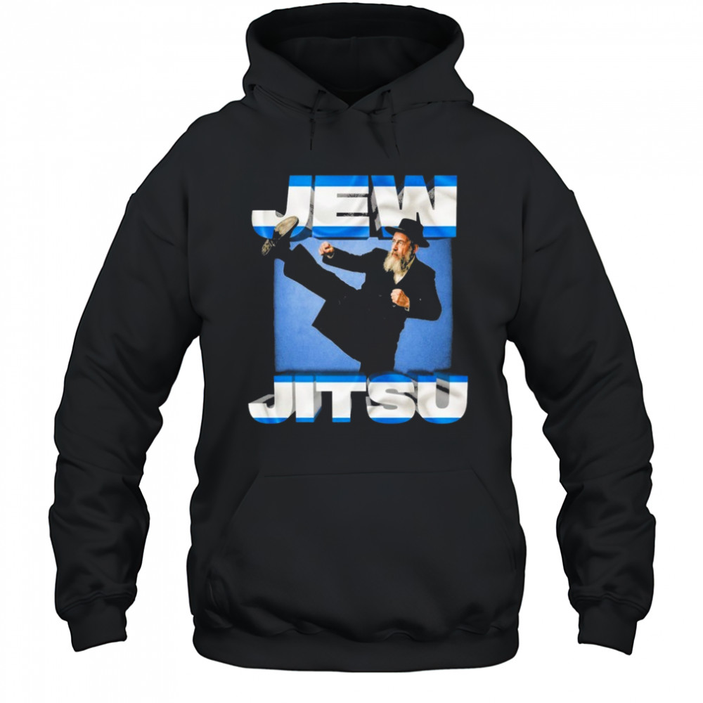 Jew Jitsu Israel Flag T-shirt Hoodie