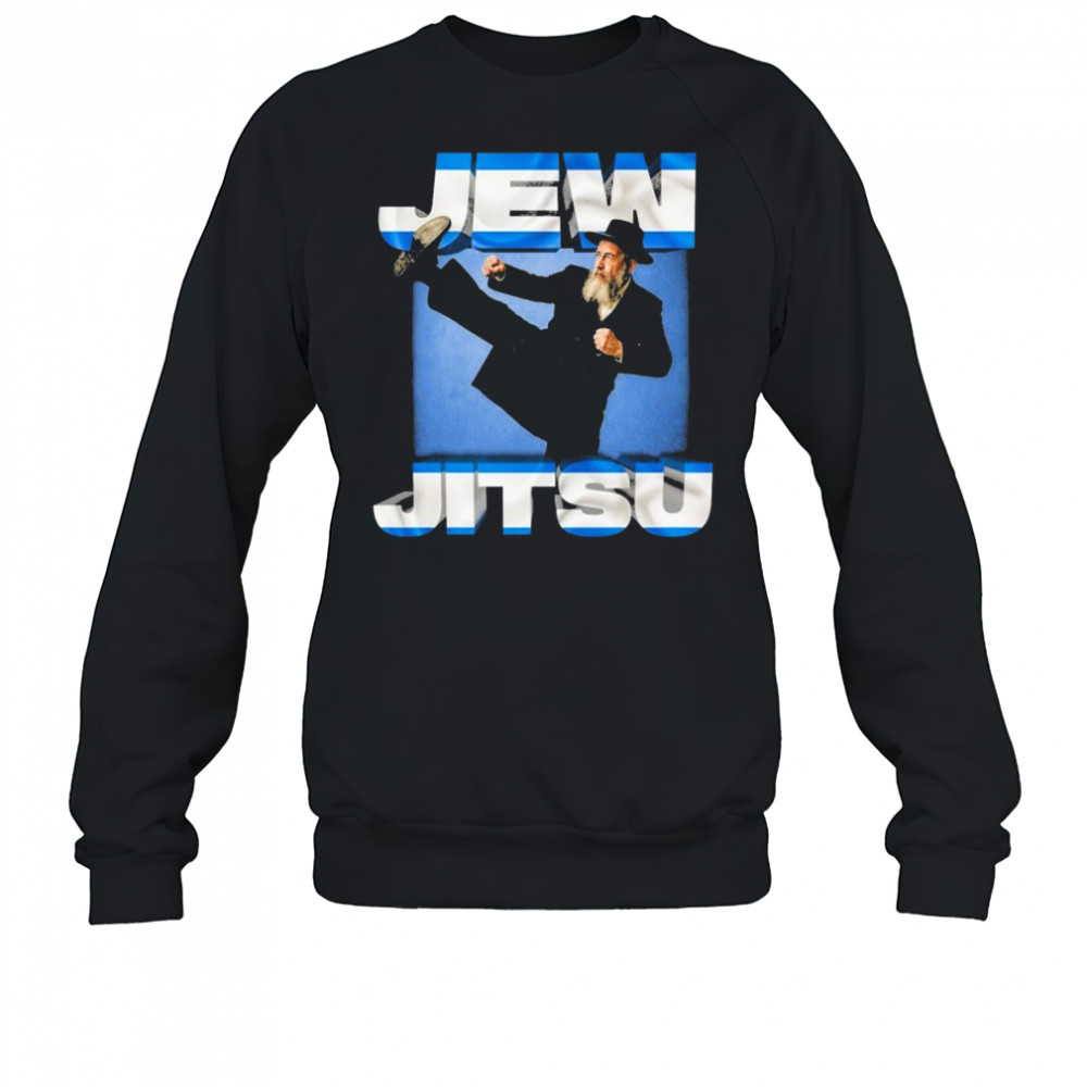 Jew Jitsu Israel Flag T-shirt Sweatshirt