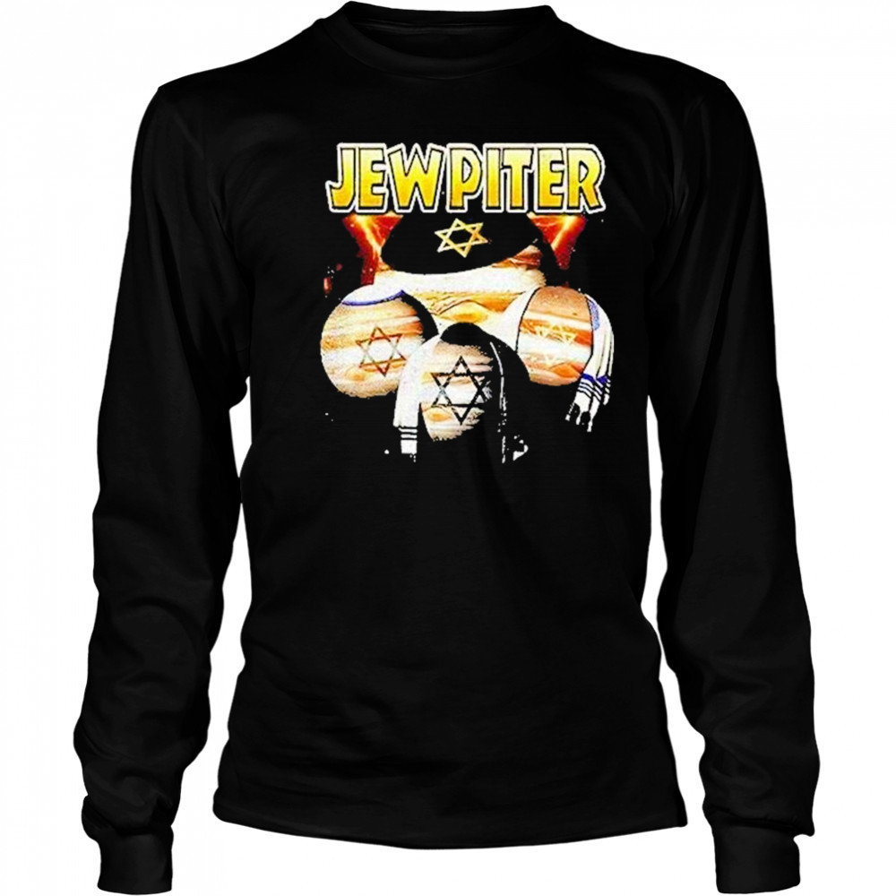 Jewpiter Jewish Themed Jupiter Shirt Long Sleeved