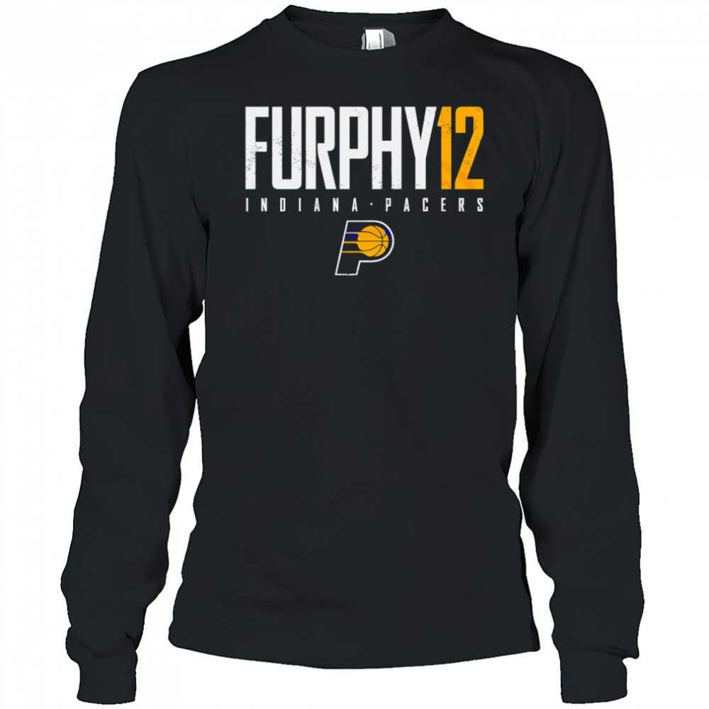 Johnny Furphy 12 Indiana Pacers Basketball Elite shirt Long Sleeved