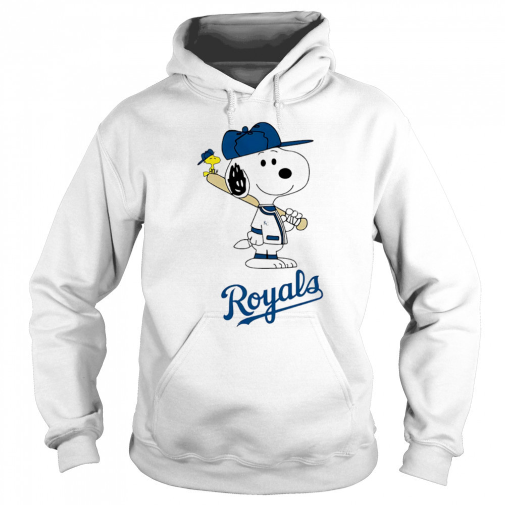 Kansas City Royals Snoopy Baseball funny cartoon shirt Sweatshirt