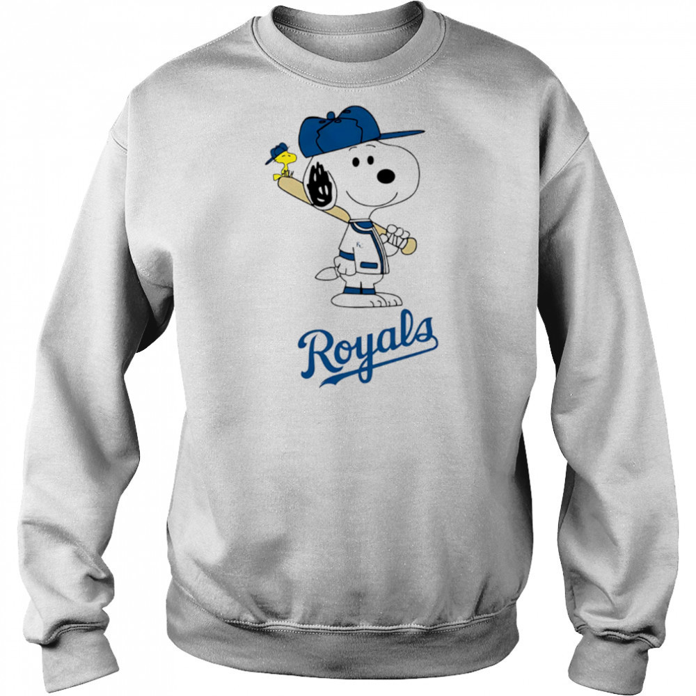 Kansas City Royals Snoopy Baseball funny cartoon shirt Hoodie