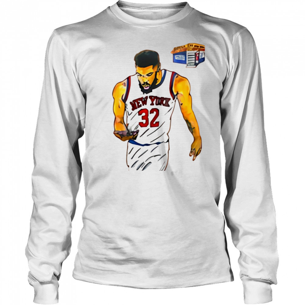 Karl Anthony Towns Kat Hand Drawn shirt Long Sleeved