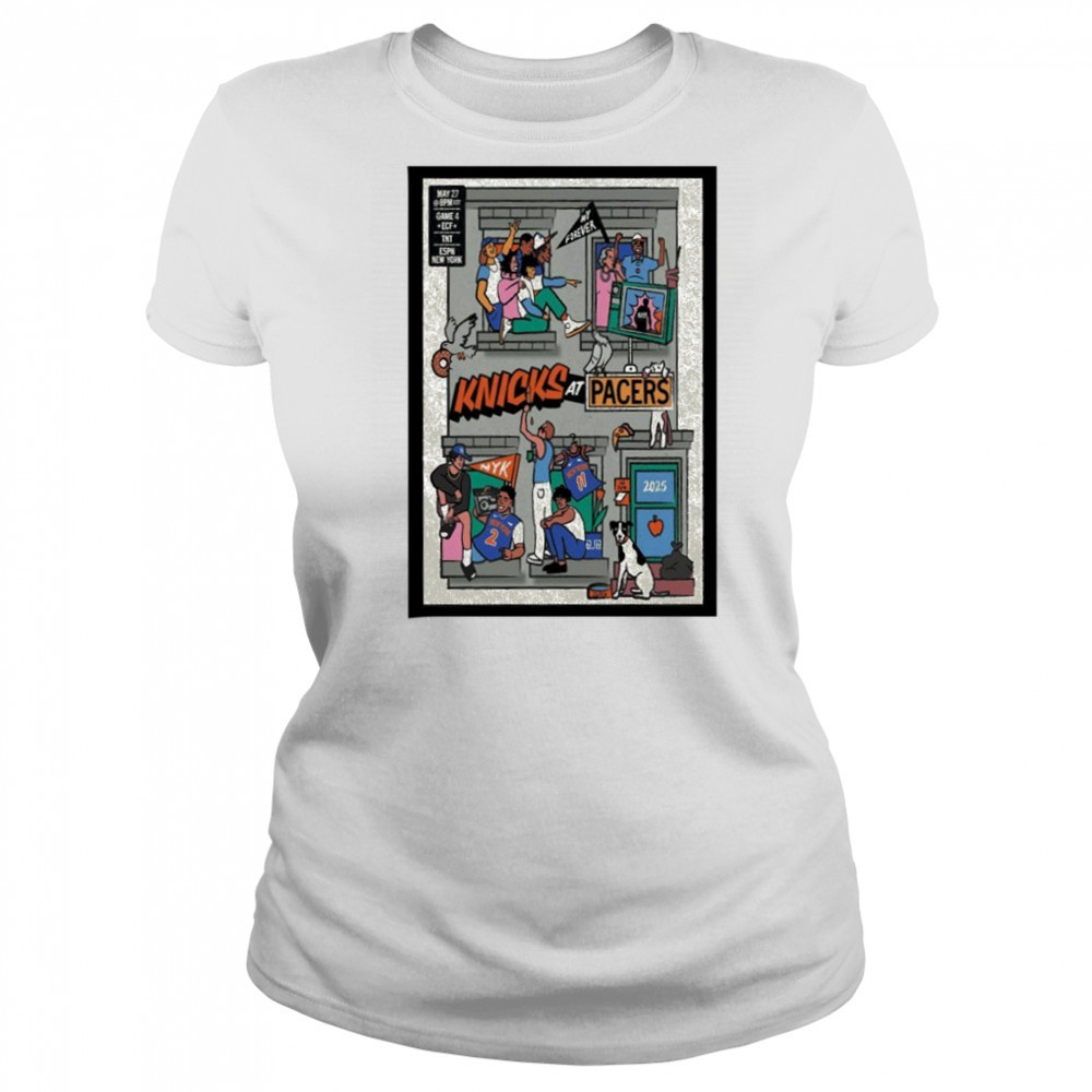 Knicks Vs Pacers May 27 2025 Game 4 Poster shirt Women's T-shirt