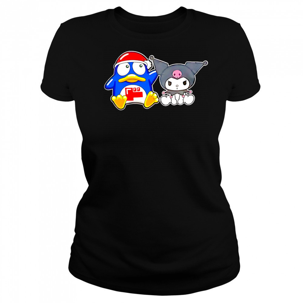 Kuromi x Donpen cute cartoon shirt Women's T-shirt