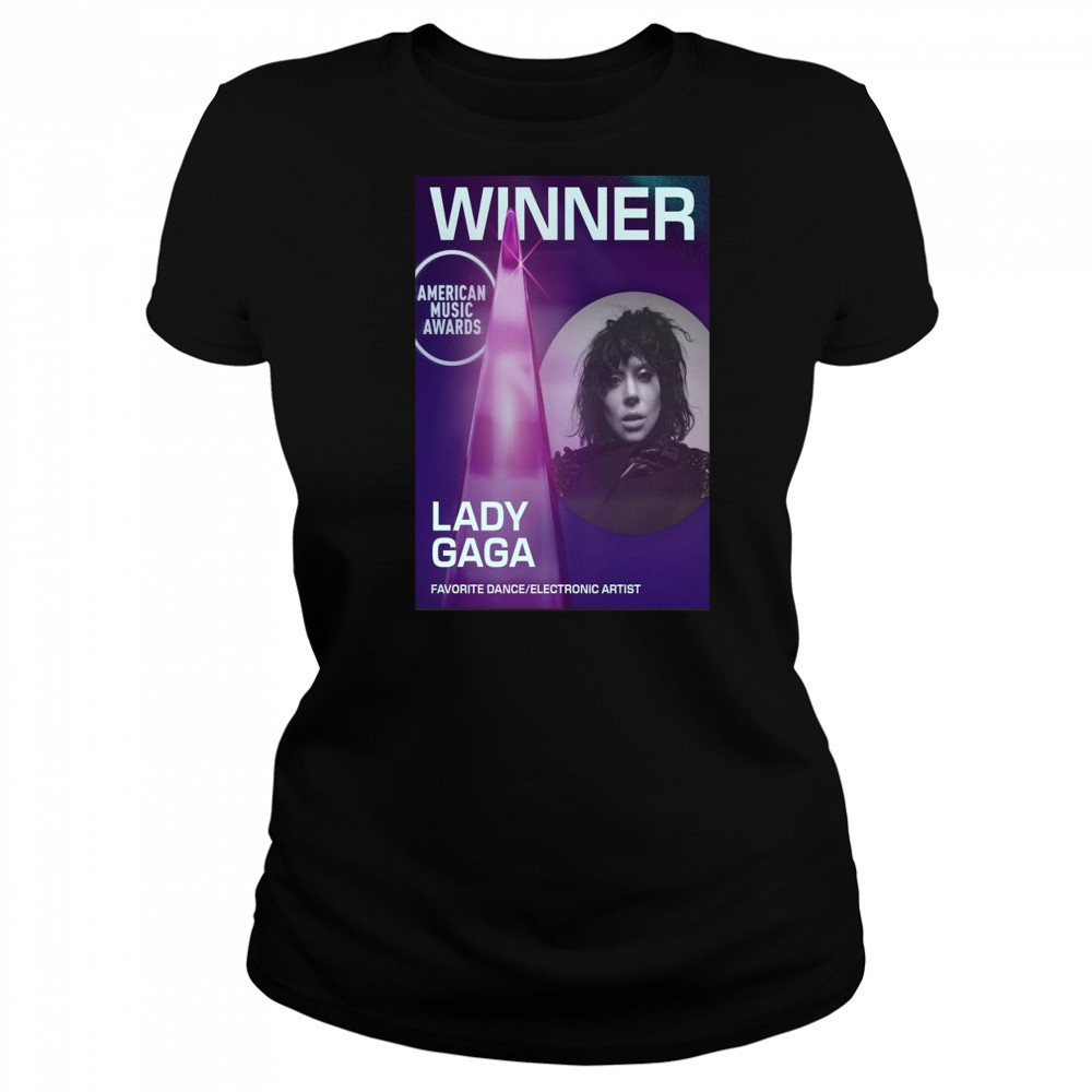 Lady Gaga AMAs 2025 Winner Favorite Dance Electronic Artist Shirt Women's T-shirt