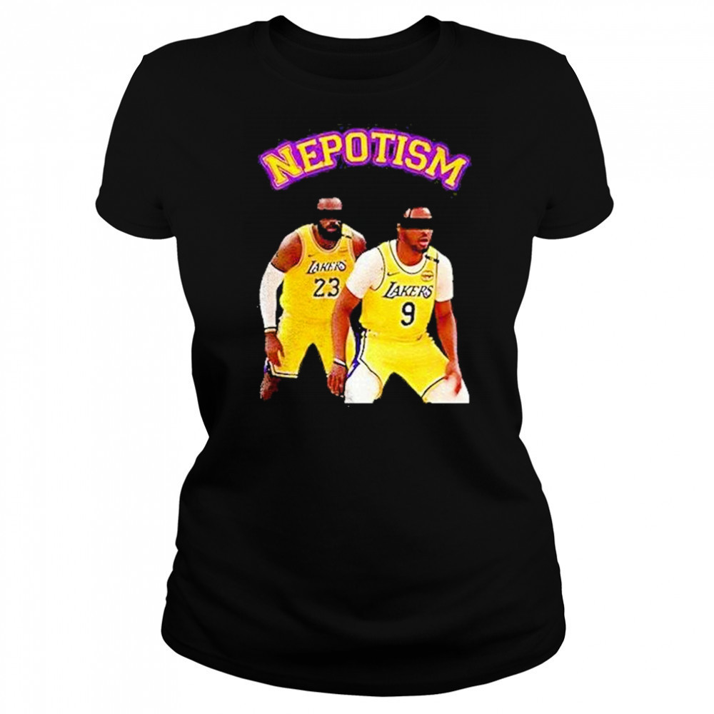 Lebron James And Bronny James Los Angeles Lakers Nba Basketball Nepotism Shirt Women's T-shirt