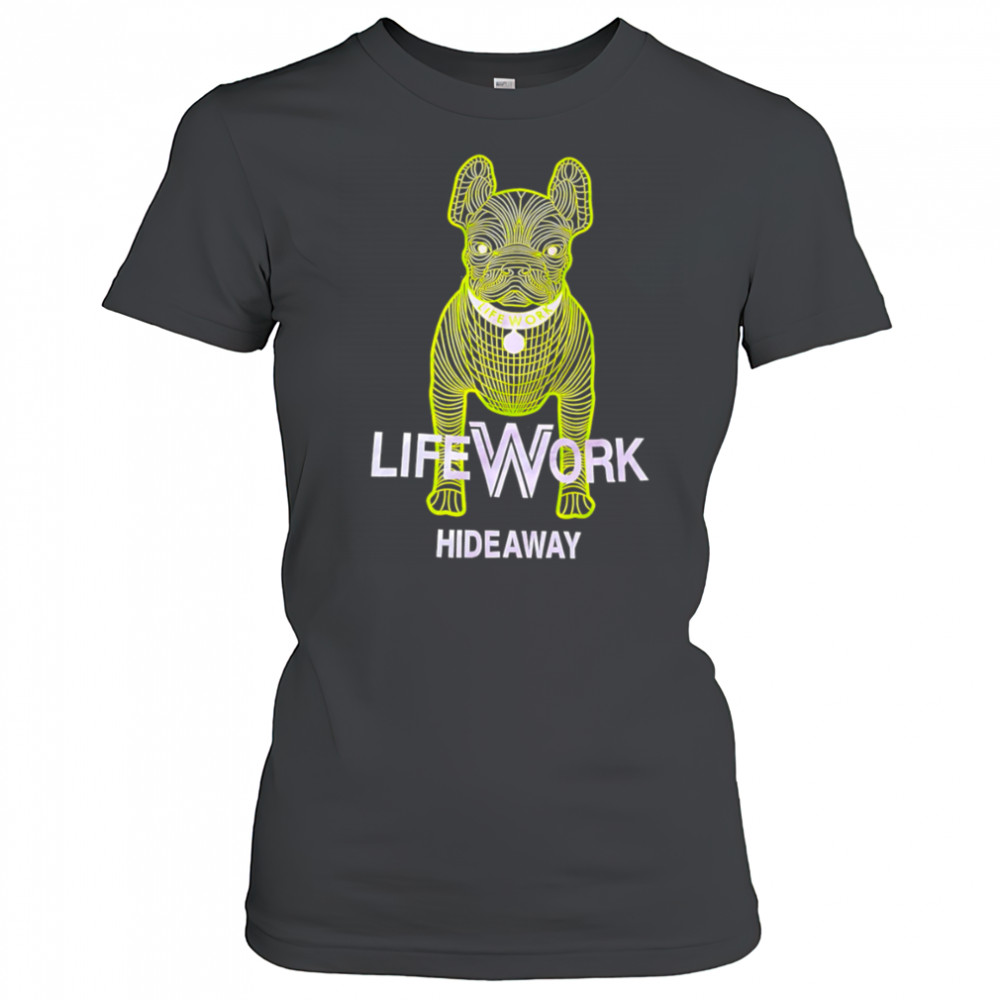 Lifework hideaway dog shirt Women's T-shirt