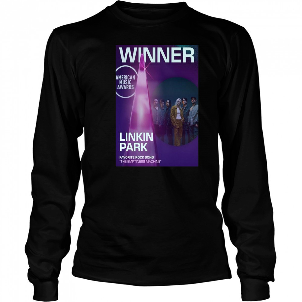 Linkin Park The Emptiness Machine AMAs 2025 Favorite Rock Song Winner Shirt Long Sleeved