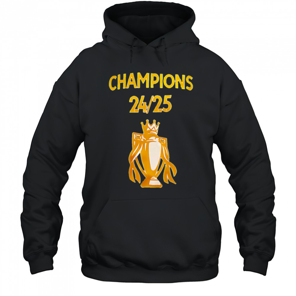 Liverpool Champions 24-25 Cup shirt Hoodie