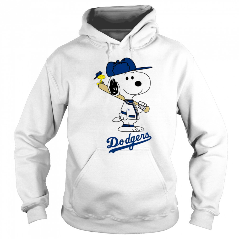 Los Angeles Dodgers Snoopy Baseball funny cartoon shirt Sweatshirt