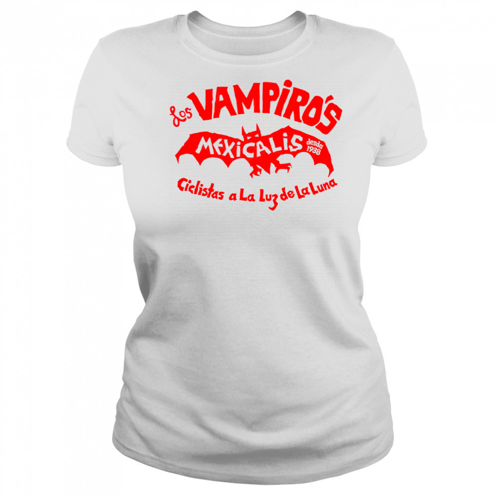 Los Vampiros Mexico Desde 1938 Ciclistas A La Luz De La Luna shirt Women's T-shirt