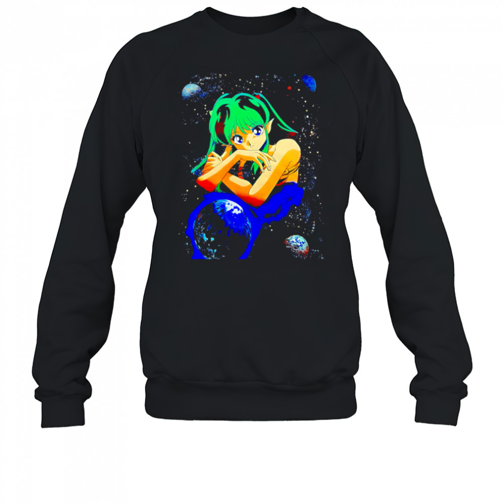 Lum Urusei yatsura galaxy shirt Sweatshirt