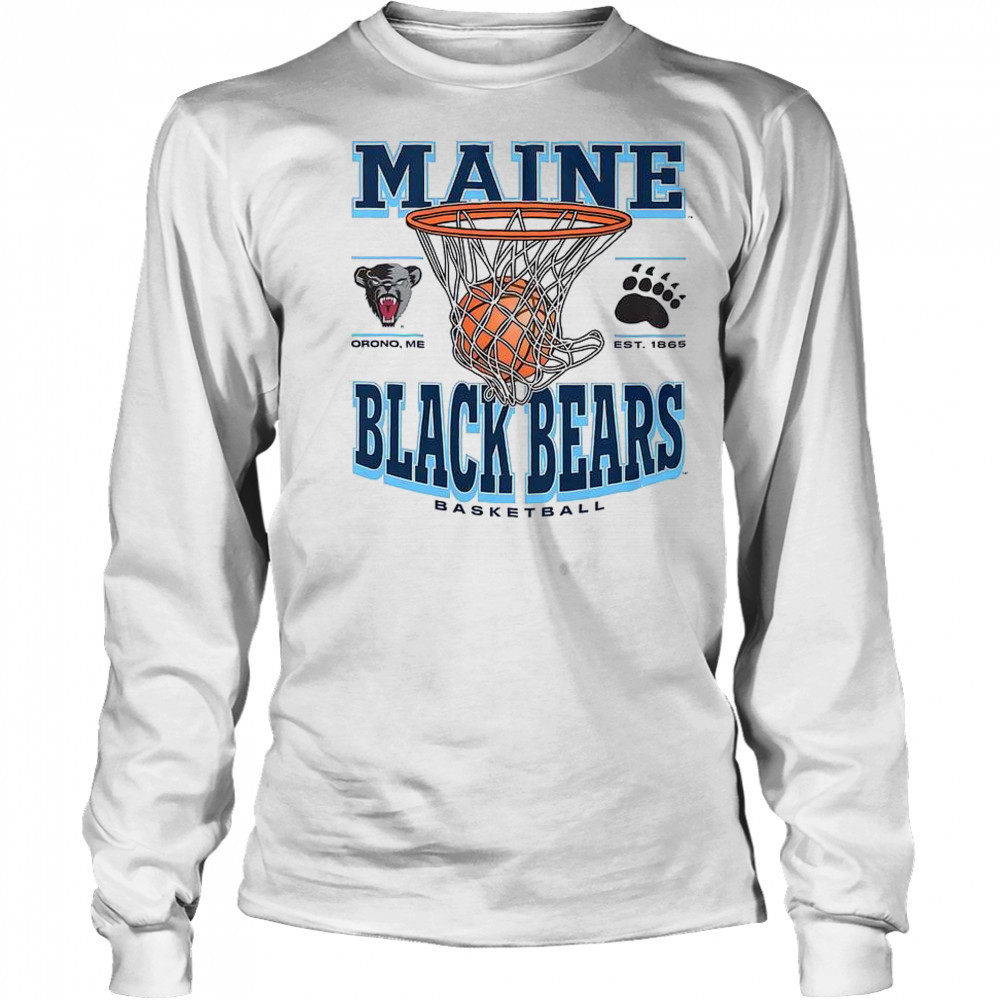 Maine Black Bears Game Time T-Shirt Long Sleeved