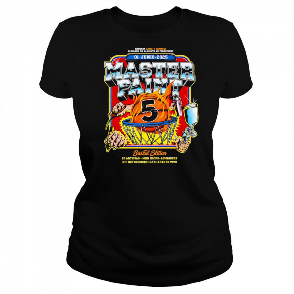 Master Paint 5 Basket Edition 2025 Indiana Pacers shirt Women's T-shirt