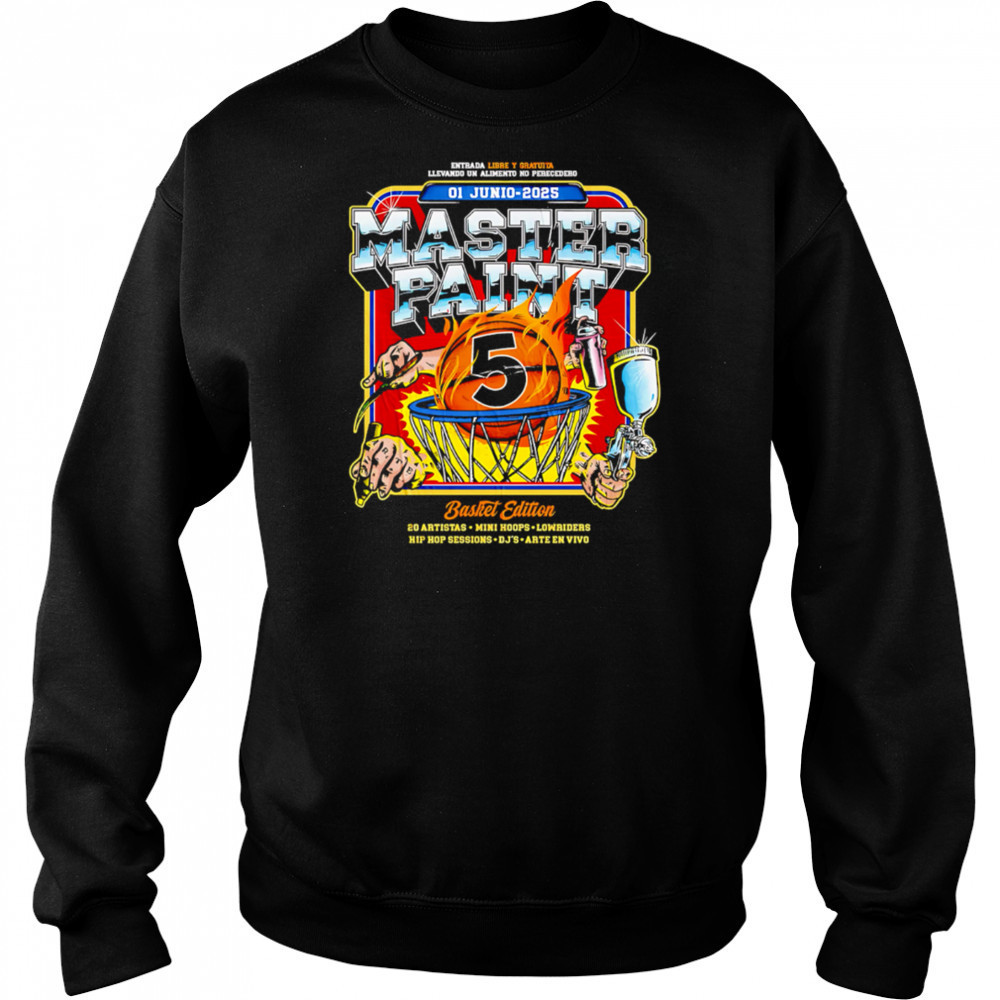 Master Paint 5 Basket Edition 2025 Indiana Pacers shirt Hoodie