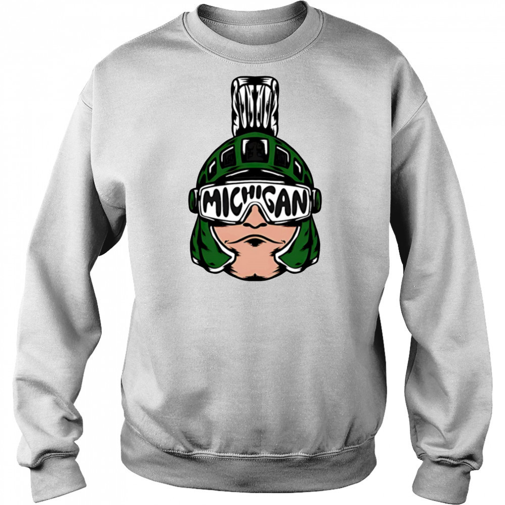 Michigan Spartans Head mascot shirt Hoodie