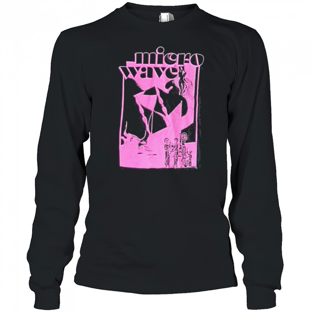 Microwave Hourglass T-shirt Long Sleeved