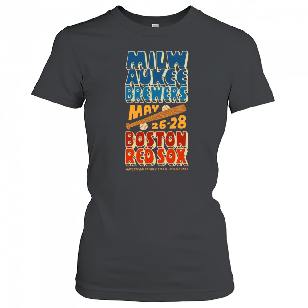 Milwaukee Brewers Vs Boston Red Sox May 26-28 2025 American Family Field Milwaukee Vintage t-shirt Women's T-shirt