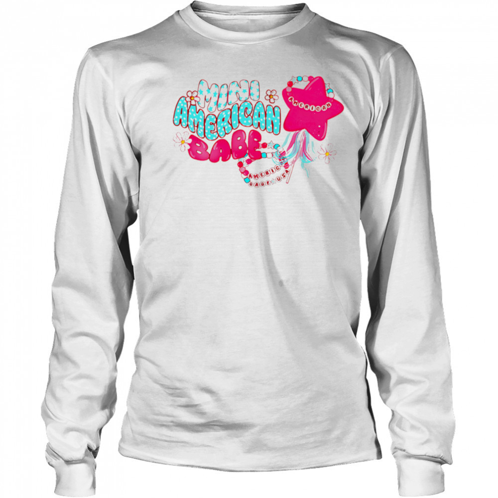 Mini American babe USA shirt Long Sleeved