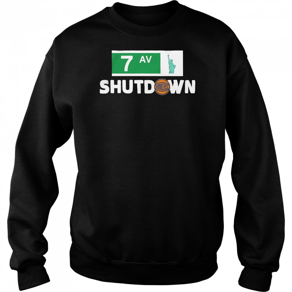 New York Knicks 7th Avenue Shutdown Shirt Hoodie